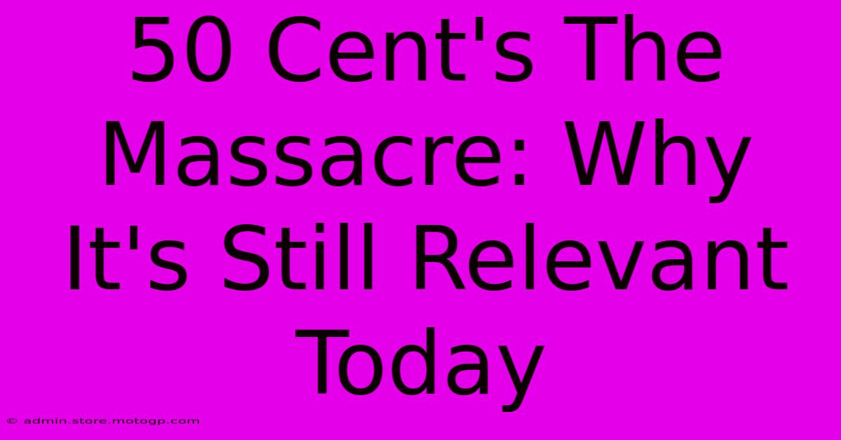 50 Cent's The Massacre: Why It's Still Relevant Today