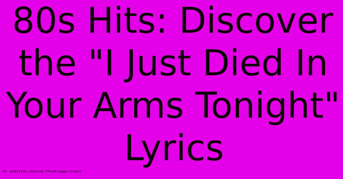 80s Hits: Discover The 