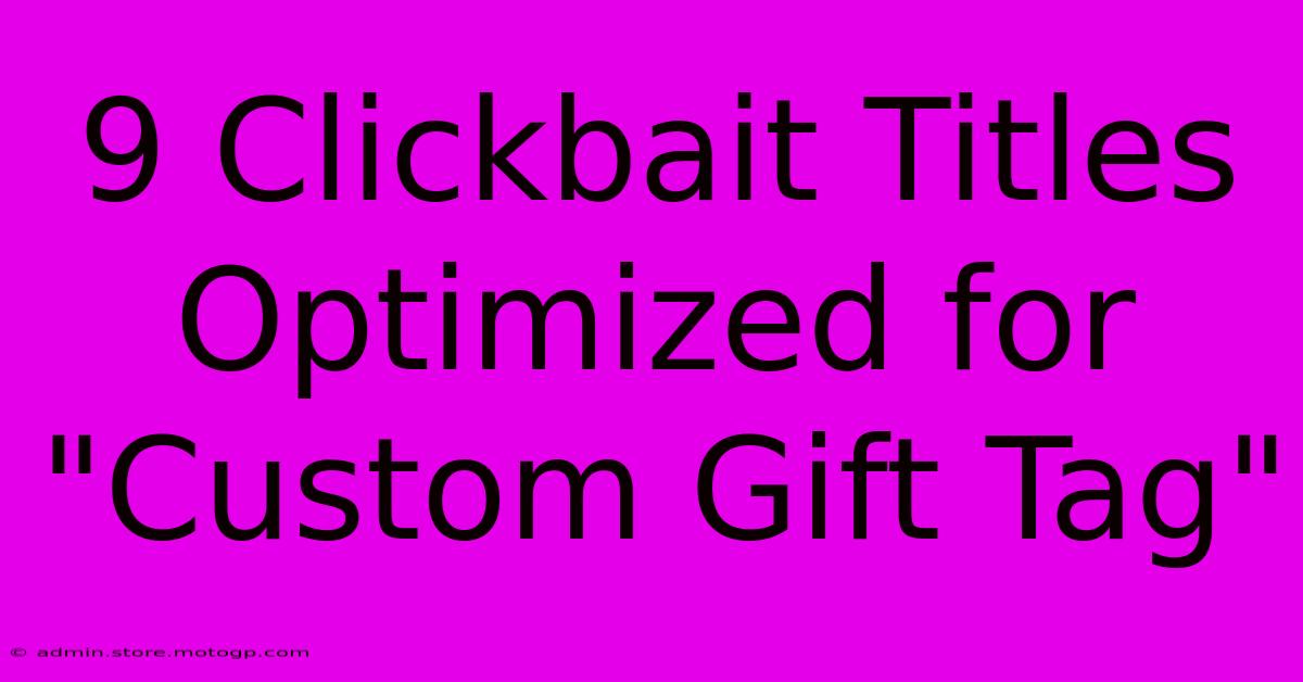 9 Clickbait Titles Optimized For 