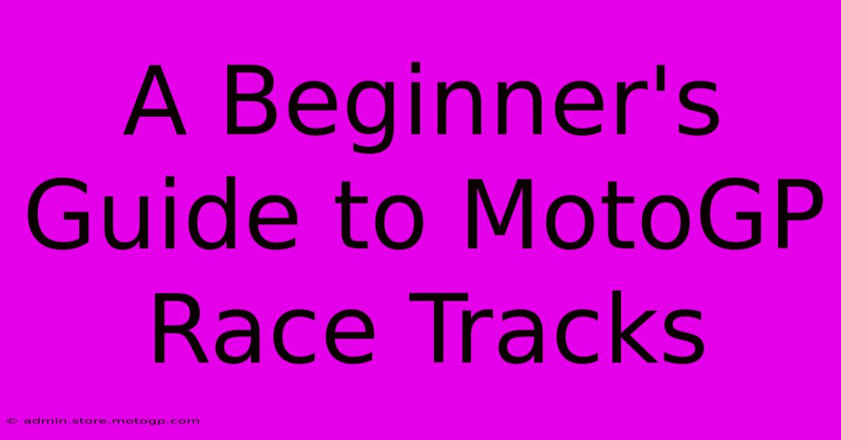 A Beginner's Guide To MotoGP Race Tracks