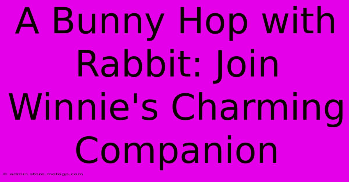 A Bunny Hop With Rabbit: Join Winnie's Charming Companion