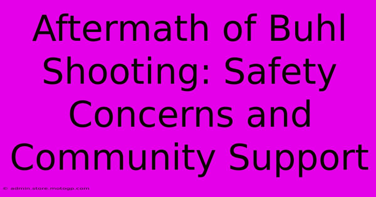 Aftermath Of Buhl Shooting: Safety Concerns And Community Support