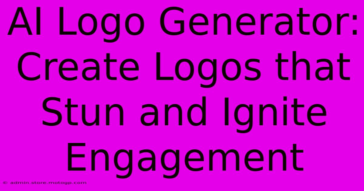 AI Logo Generator: Create Logos That Stun And Ignite Engagement