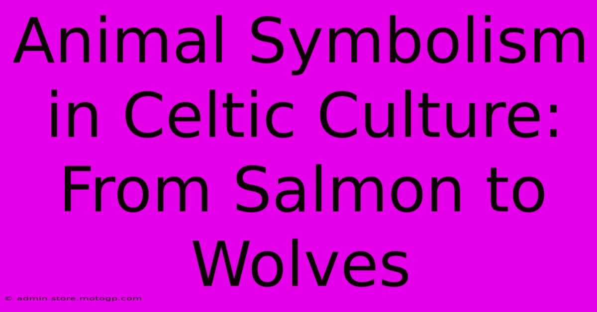 Animal Symbolism In Celtic Culture: From Salmon To Wolves