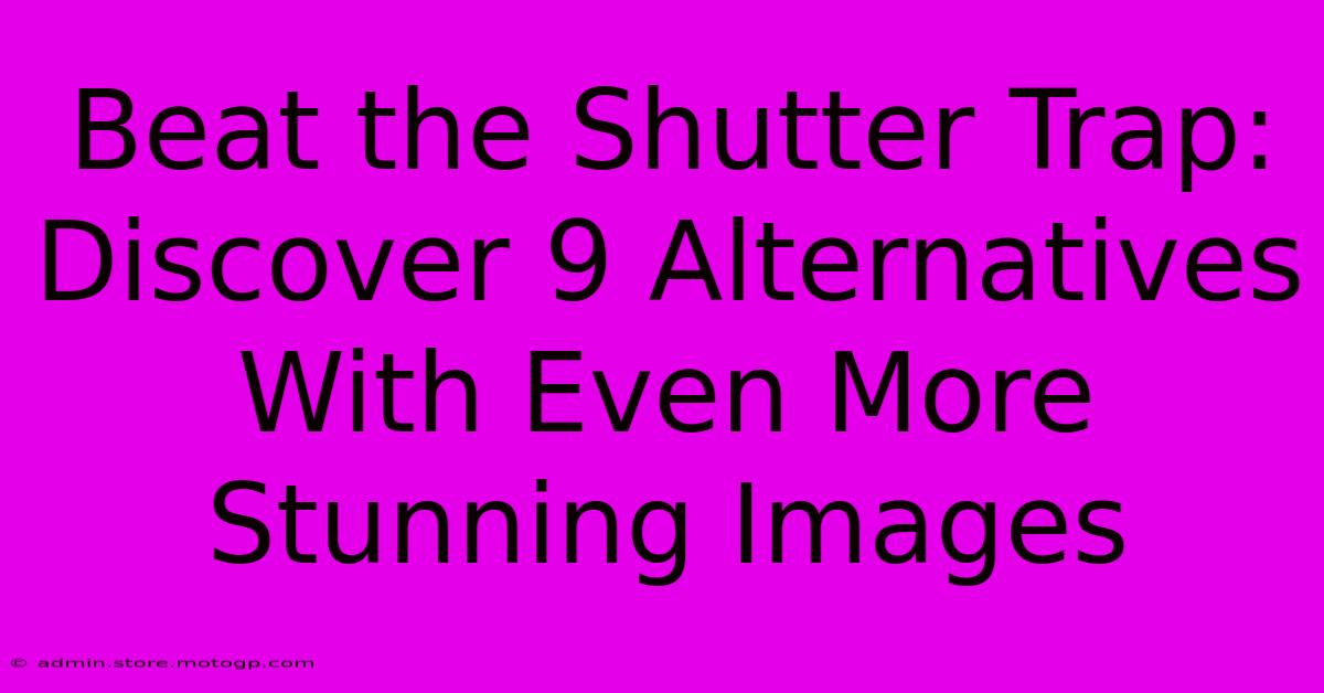 Beat The Shutter Trap: Discover 9 Alternatives With Even More Stunning Images