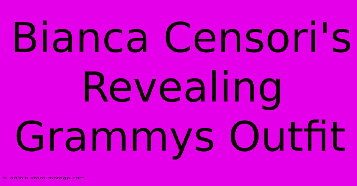 Bianca Censori's Revealing Grammys Outfit