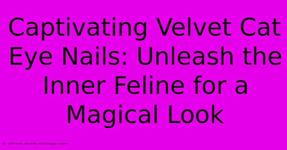 Captivating Velvet Cat Eye Nails: Unleash The Inner Feline For A Magical Look