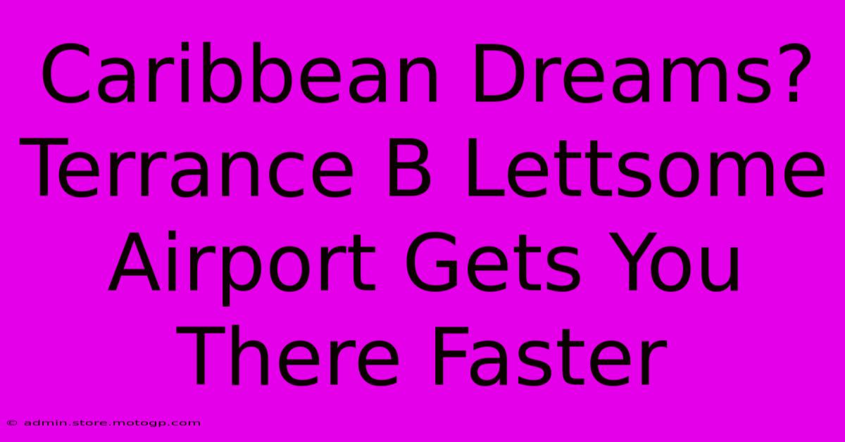 Caribbean Dreams? Terrance B Lettsome Airport Gets You There Faster