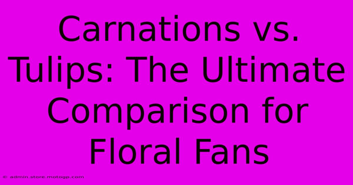 Carnations Vs. Tulips: The Ultimate Comparison For Floral Fans