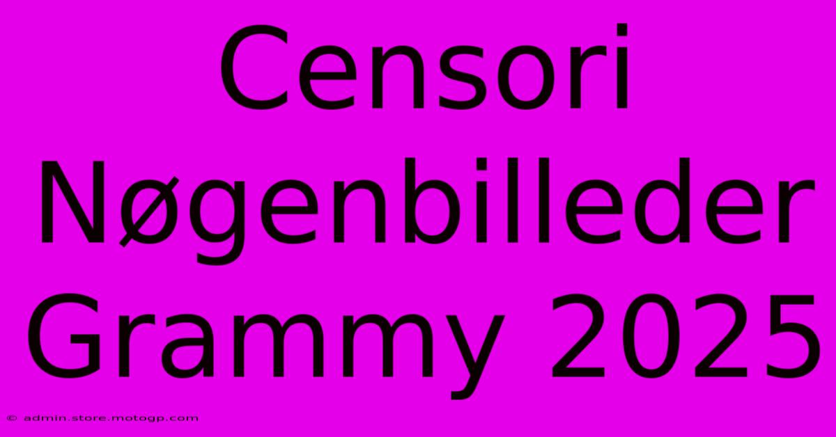 Censori Nøgenbilleder Grammy 2025