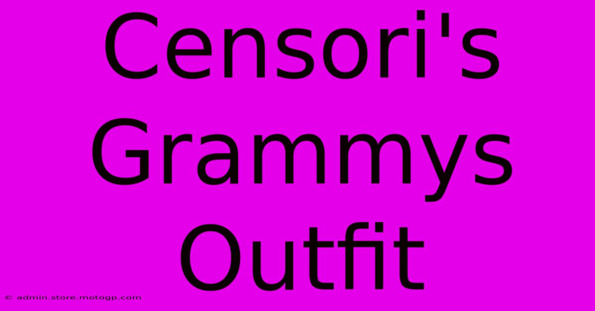 Censori's Grammys Outfit