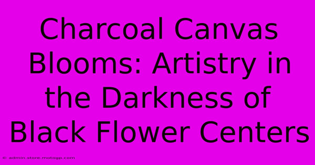 Charcoal Canvas Blooms: Artistry In The Darkness Of Black Flower Centers