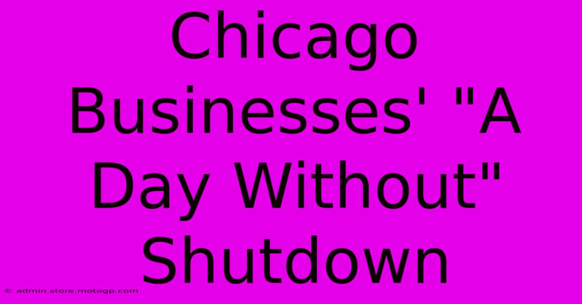 Chicago Businesses' 