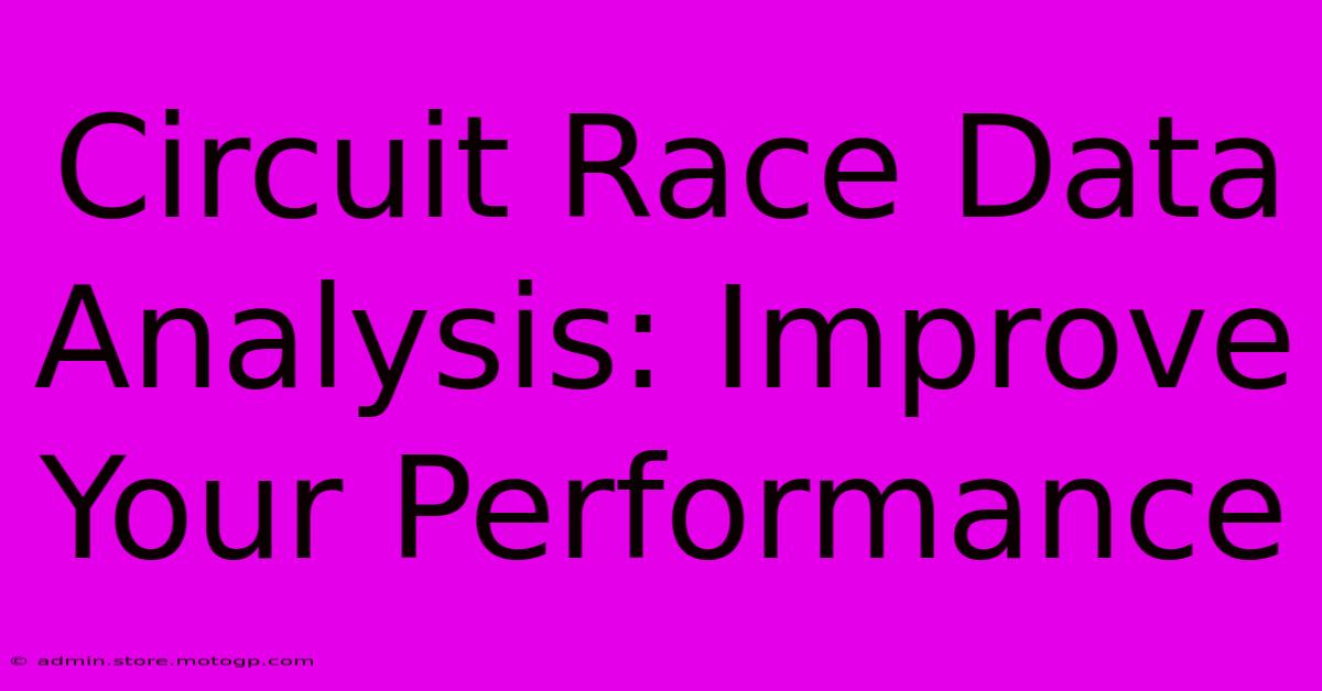 Circuit Race Data Analysis: Improve Your Performance