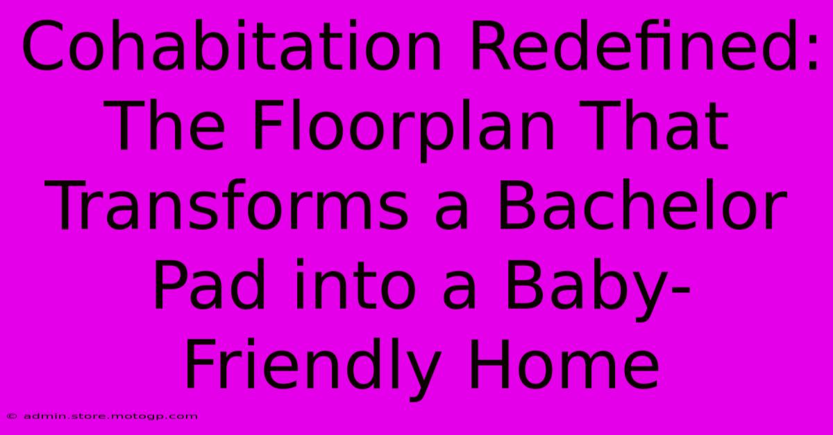 Cohabitation Redefined: The Floorplan That Transforms A Bachelor Pad Into A Baby-Friendly Home