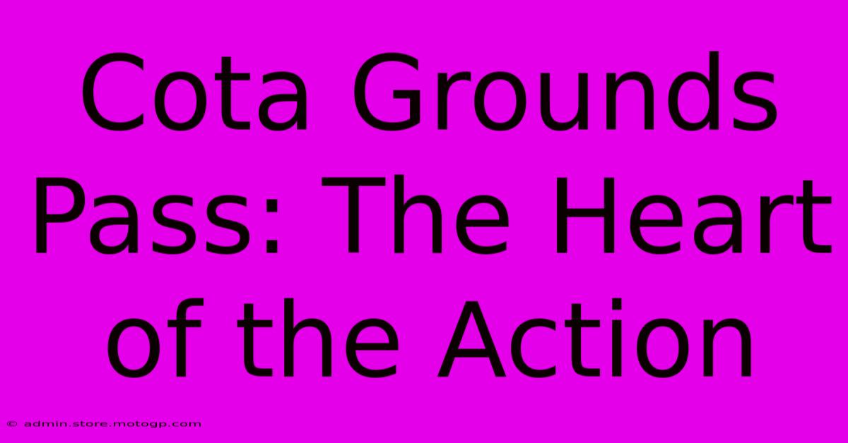 Cota Grounds Pass: The Heart Of The Action