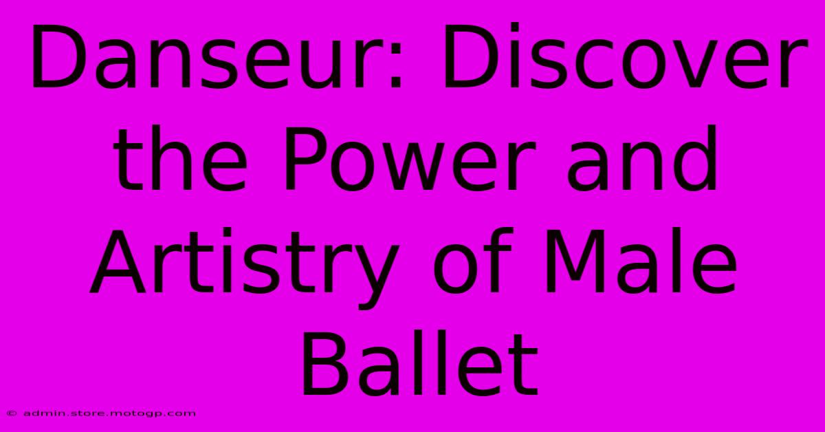 Danseur: Discover The Power And Artistry Of Male Ballet