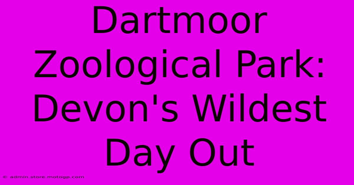 Dartmoor Zoological Park: Devon's Wildest Day Out