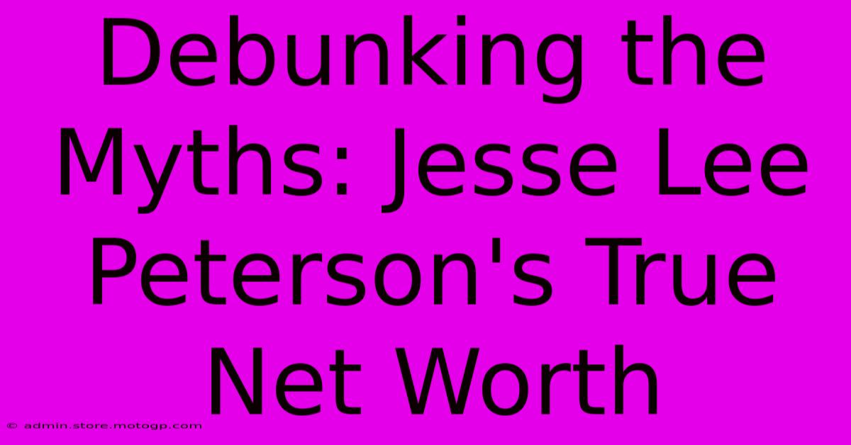 Debunking The Myths: Jesse Lee Peterson's True Net Worth