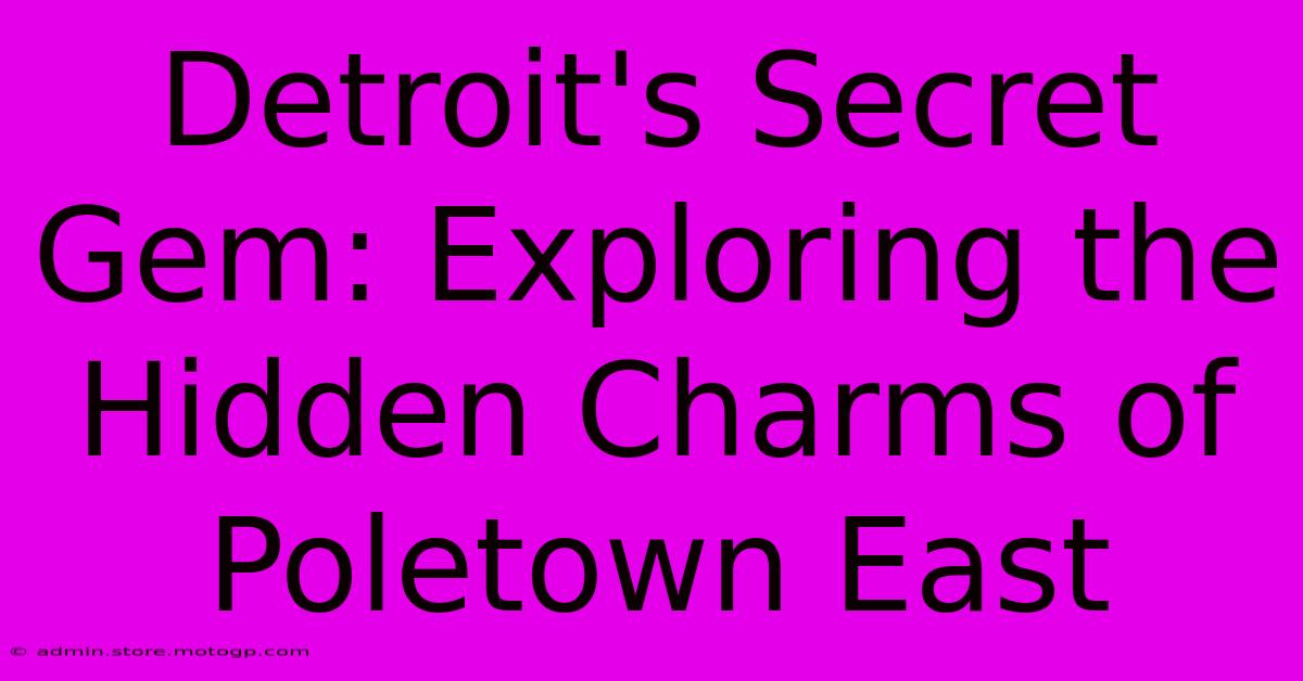 Detroit's Secret Gem: Exploring The Hidden Charms Of Poletown East