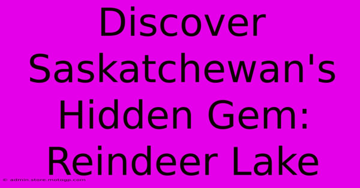 Discover Saskatchewan's Hidden Gem: Reindeer Lake