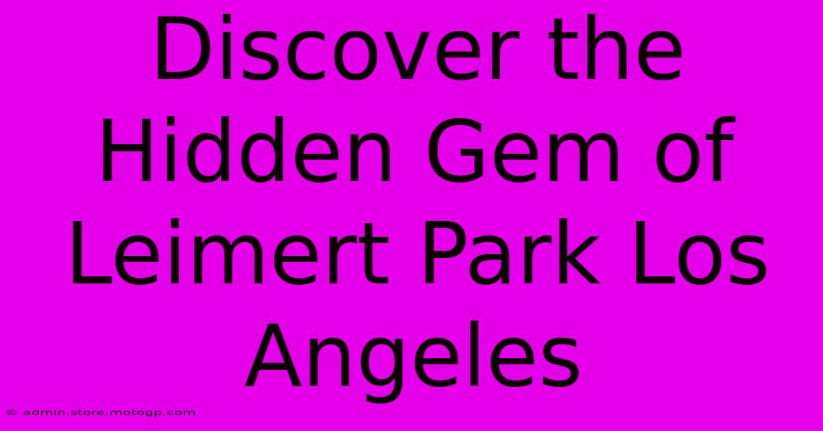 Discover The Hidden Gem Of Leimert Park Los Angeles