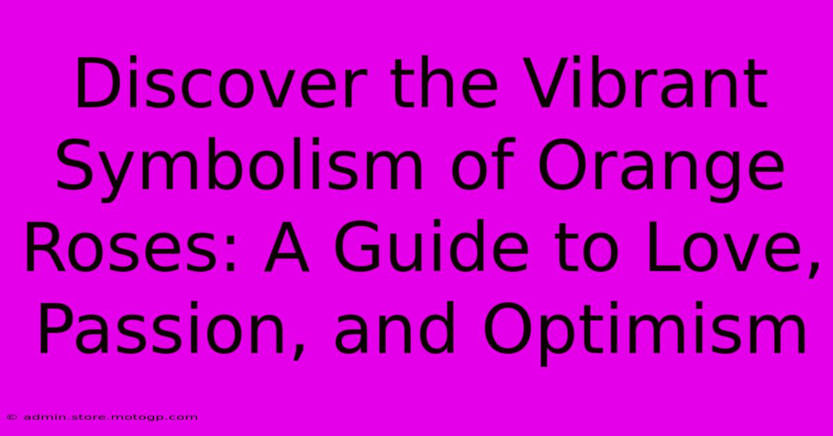 Discover The Vibrant Symbolism Of Orange Roses: A Guide To Love, Passion, And Optimism