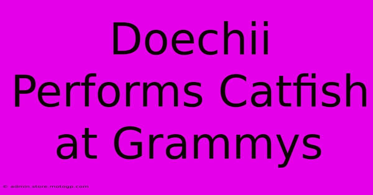 Doechii Performs Catfish At Grammys