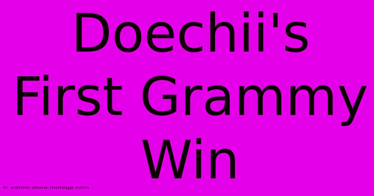 Doechii's First Grammy Win