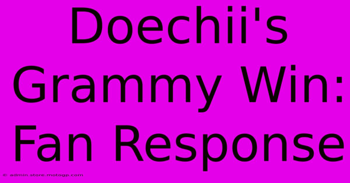 Doechii's Grammy Win: Fan Response