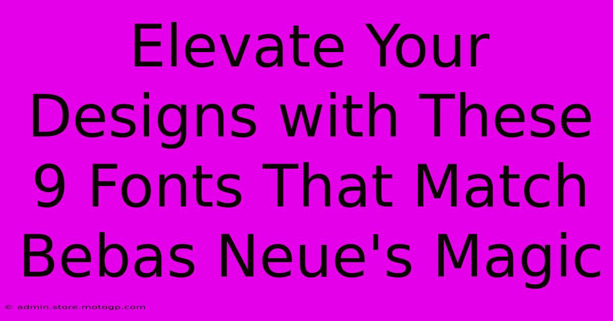 Elevate Your Designs With These 9 Fonts That Match Bebas Neue's Magic