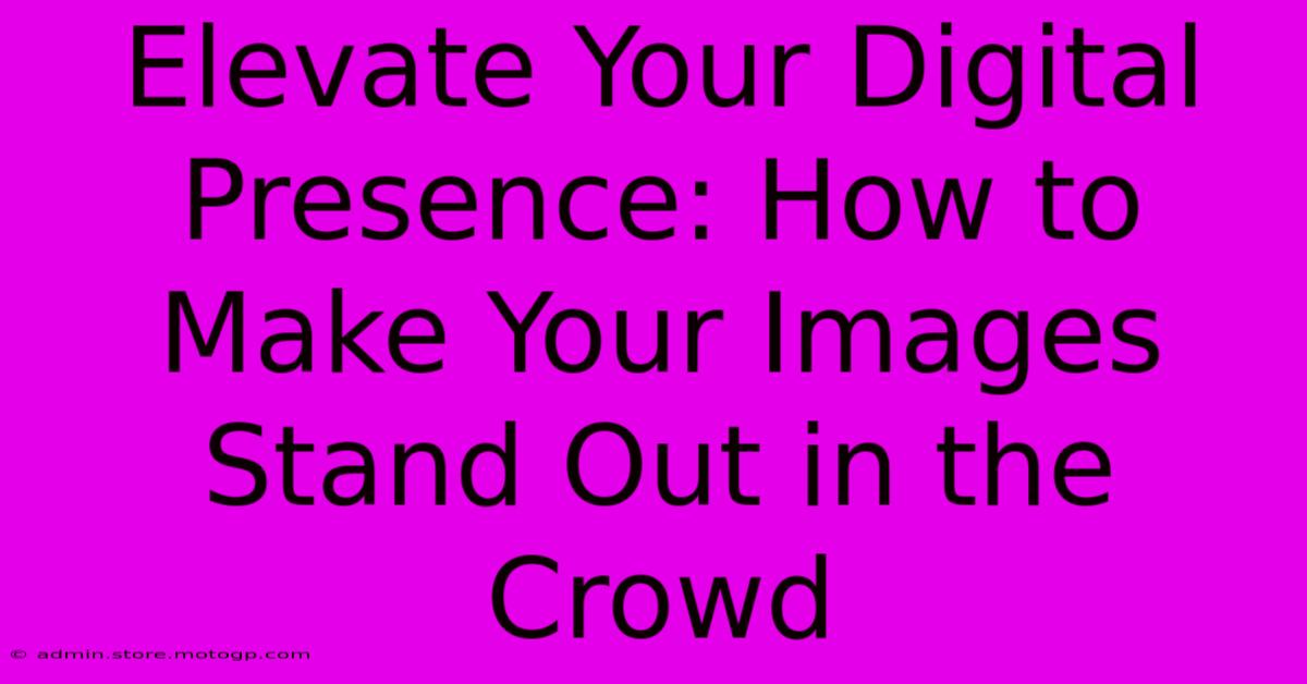 Elevate Your Digital Presence: How To Make Your Images Stand Out In The Crowd