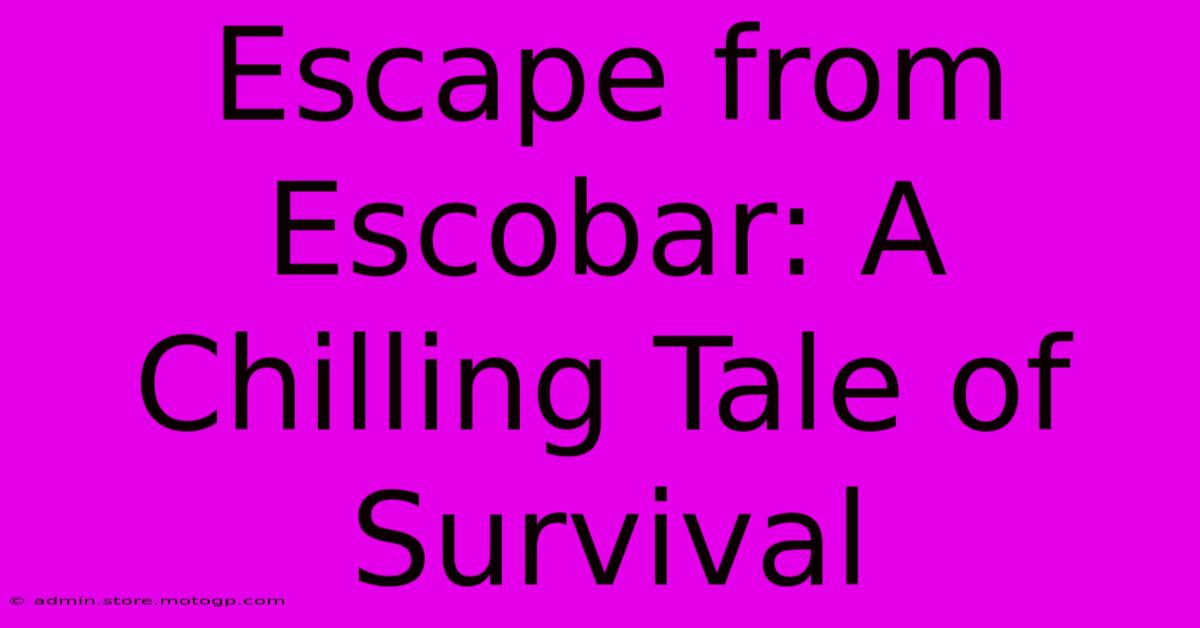 Escape From Escobar: A Chilling Tale Of Survival