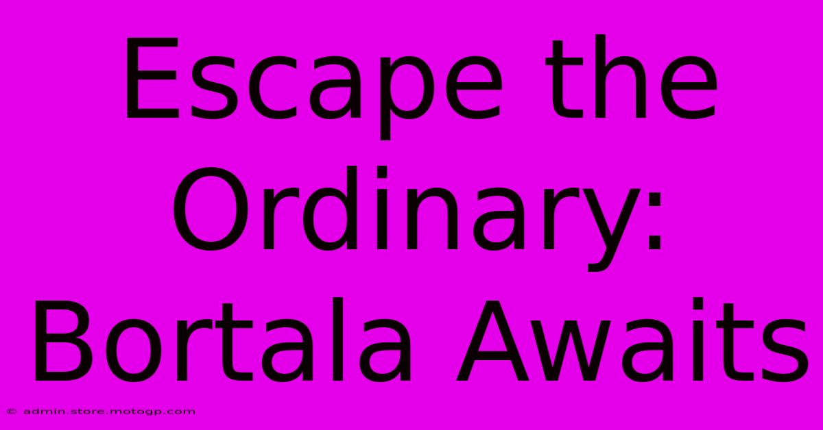 Escape The Ordinary: Bortala Awaits