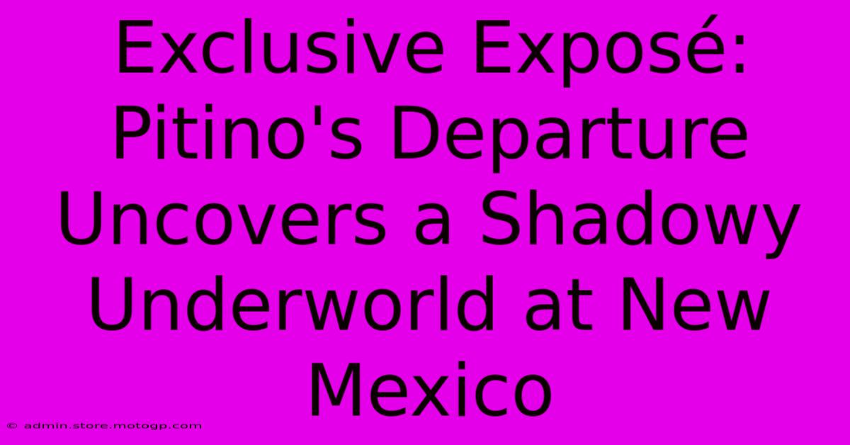 Exclusive Exposé: Pitino's Departure Uncovers A Shadowy Underworld At New Mexico