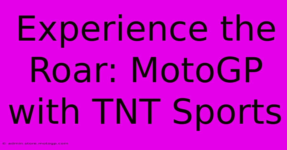 Experience The Roar: MotoGP With TNT Sports