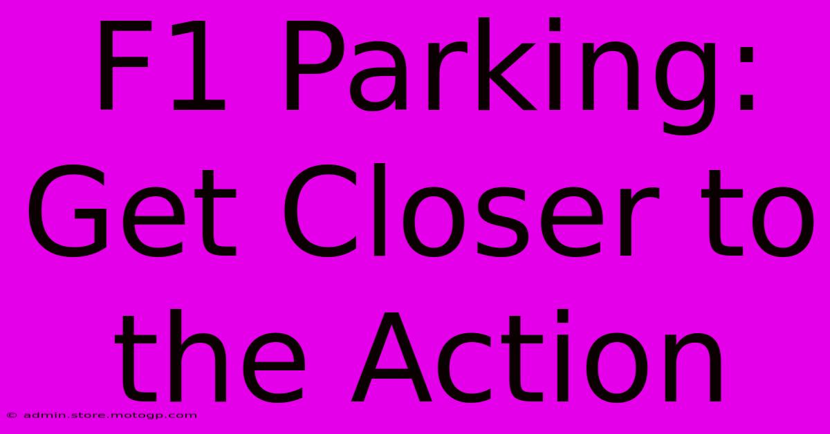 F1 Parking: Get Closer To The Action