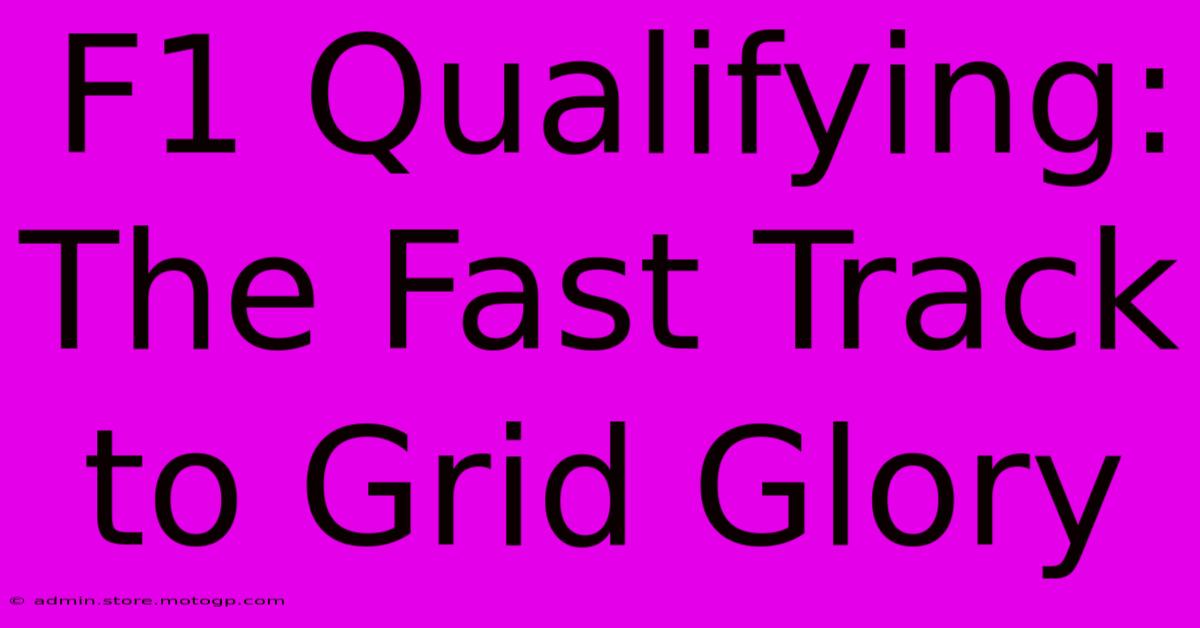 F1 Qualifying: The Fast Track To Grid Glory