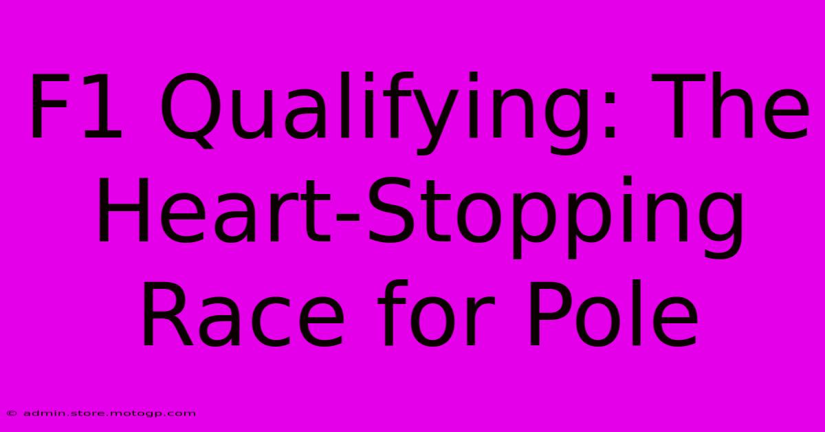 F1 Qualifying: The Heart-Stopping Race For Pole