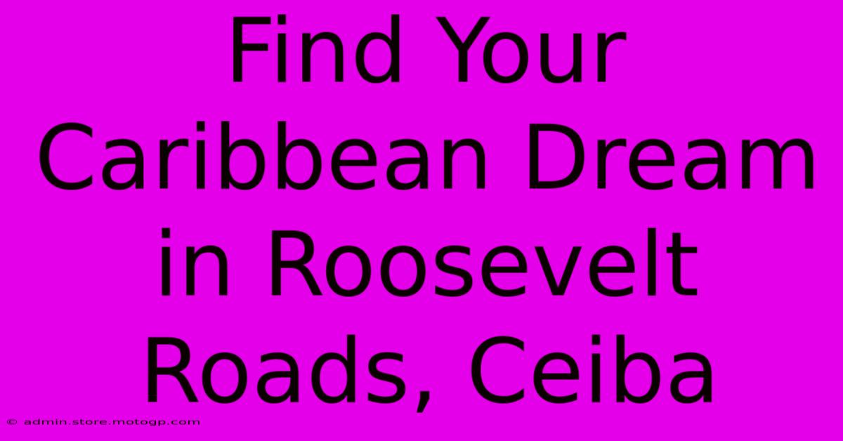 Find Your Caribbean Dream In Roosevelt Roads, Ceiba