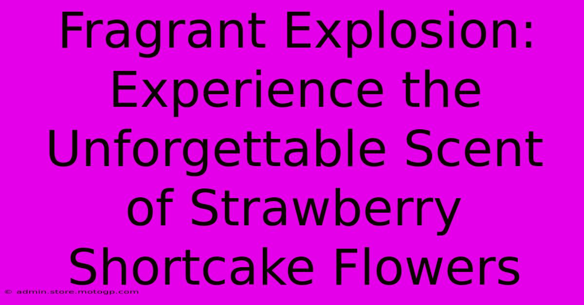 Fragrant Explosion: Experience The Unforgettable Scent Of Strawberry Shortcake Flowers