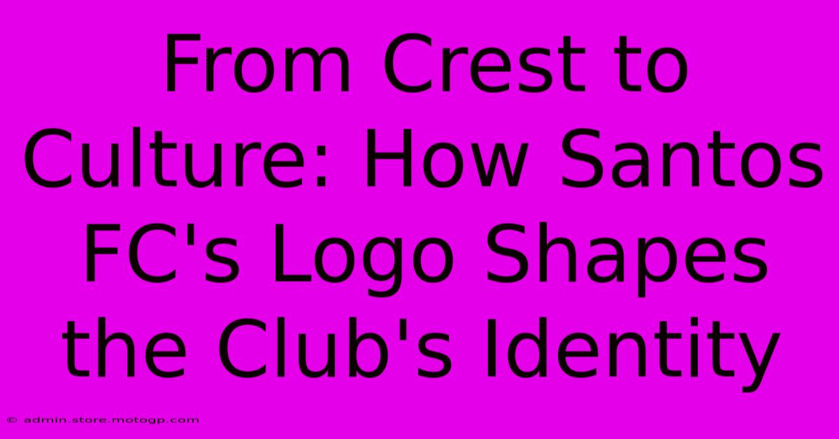 From Crest To Culture: How Santos FC's Logo Shapes The Club's Identity