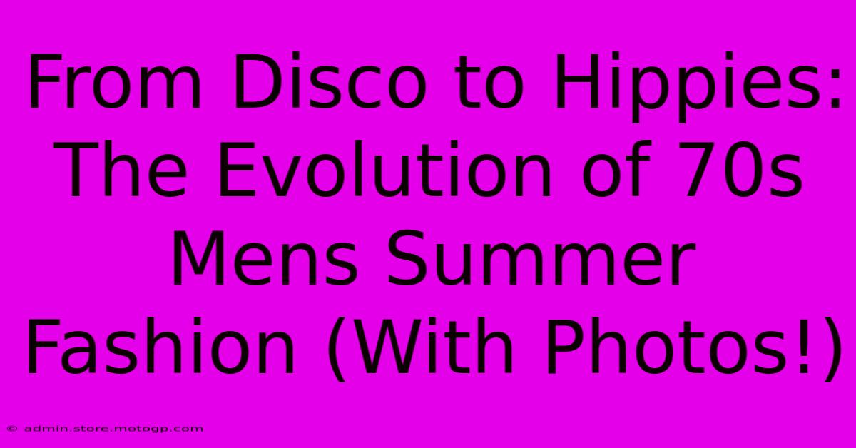 From Disco To Hippies: The Evolution Of 70s Mens Summer Fashion (With Photos!)