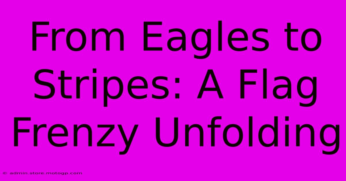 From Eagles To Stripes: A Flag Frenzy Unfolding