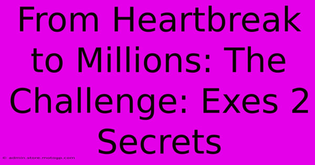 From Heartbreak To Millions: The Challenge: Exes 2 Secrets