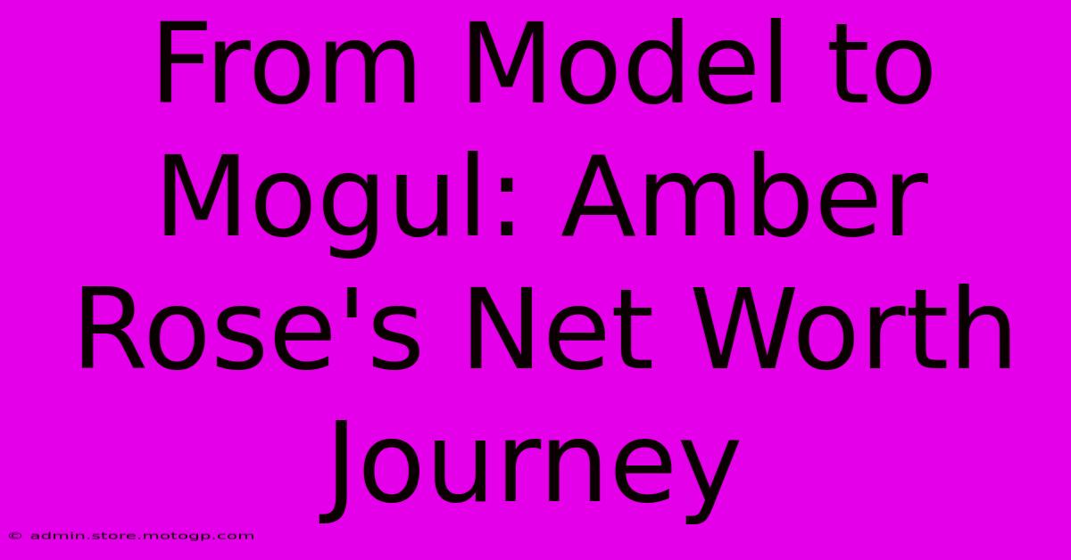 From Model To Mogul: Amber Rose's Net Worth Journey