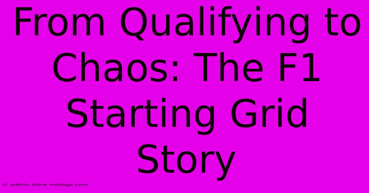 From Qualifying To Chaos: The F1 Starting Grid Story