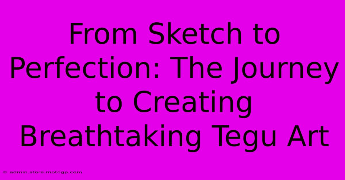 From Sketch To Perfection: The Journey To Creating Breathtaking Tegu Art