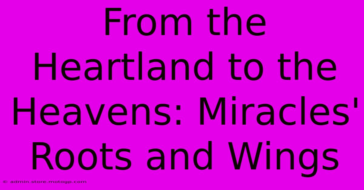 From The Heartland To The Heavens: Miracles' Roots And Wings