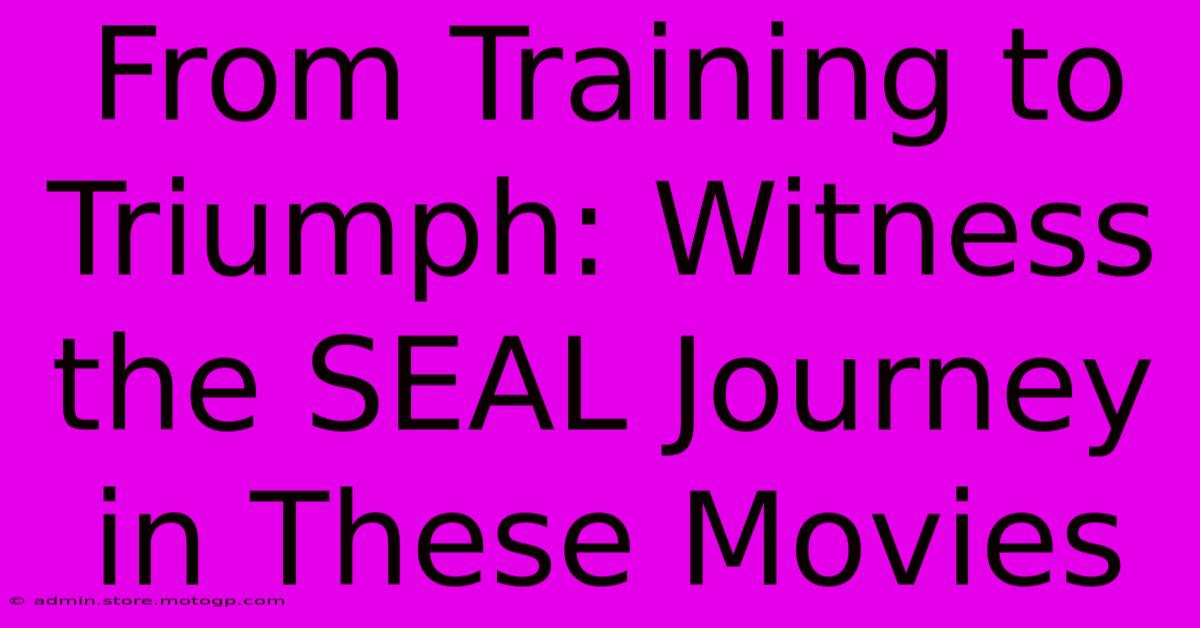 From Training To Triumph: Witness The SEAL Journey In These Movies